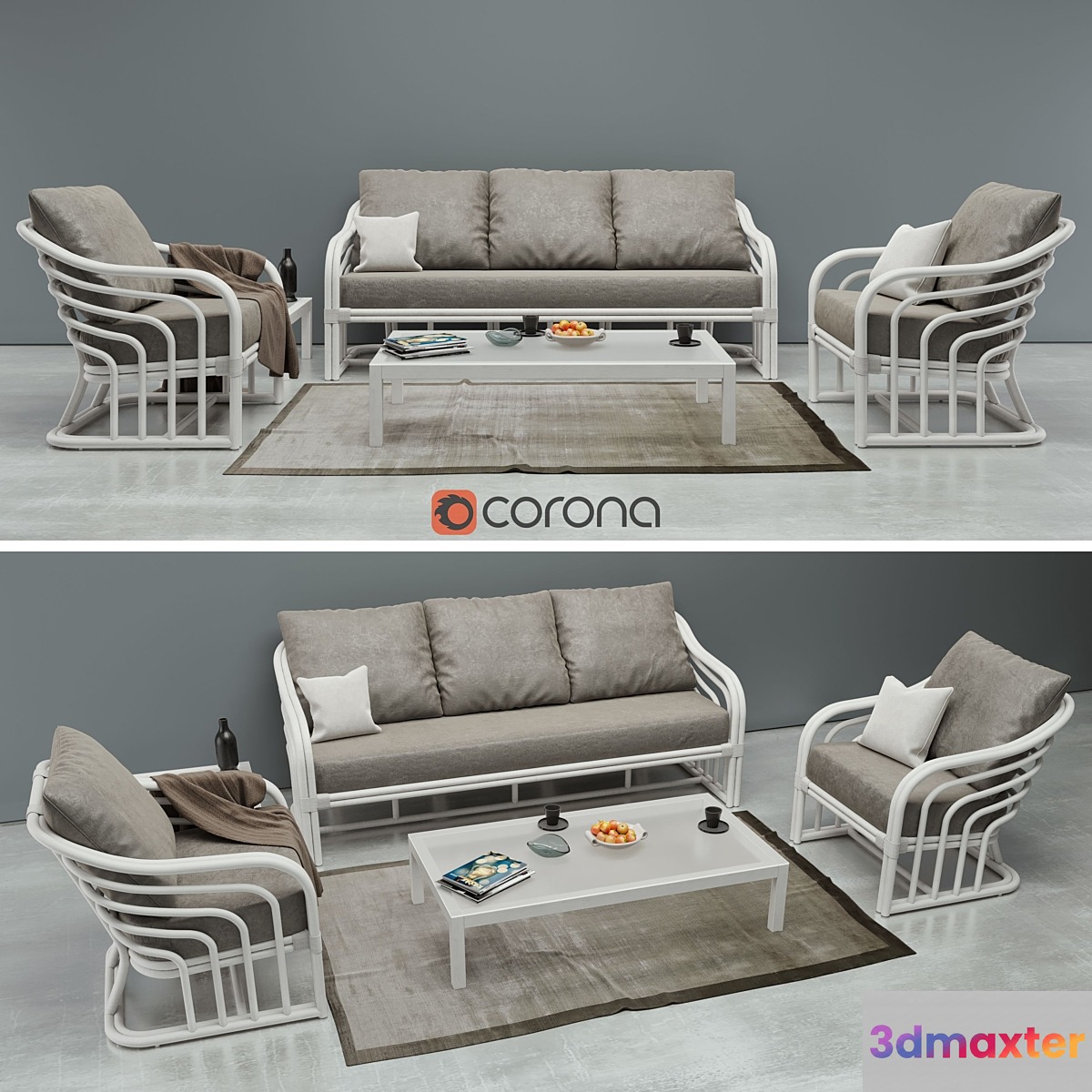 Casa Gran Sofa 3D Max