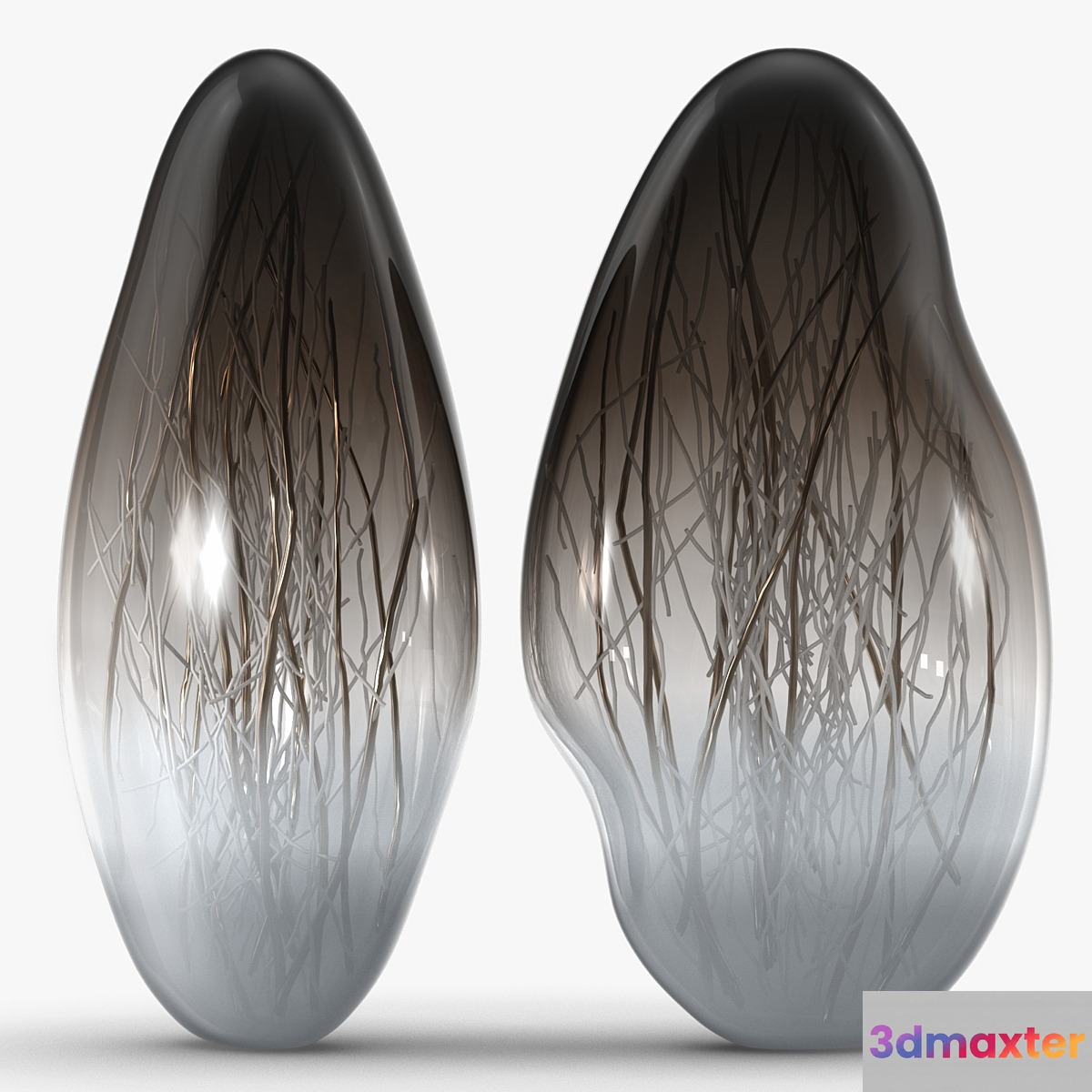 Vessel Gallery - Ore genesis in pigeon gray 3D Max
