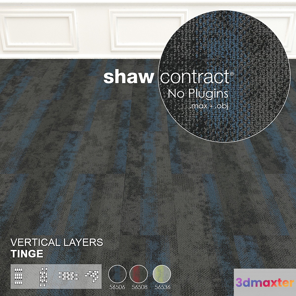 Shaw Carpet Vertical Layers Wall to Wall Floor No 6