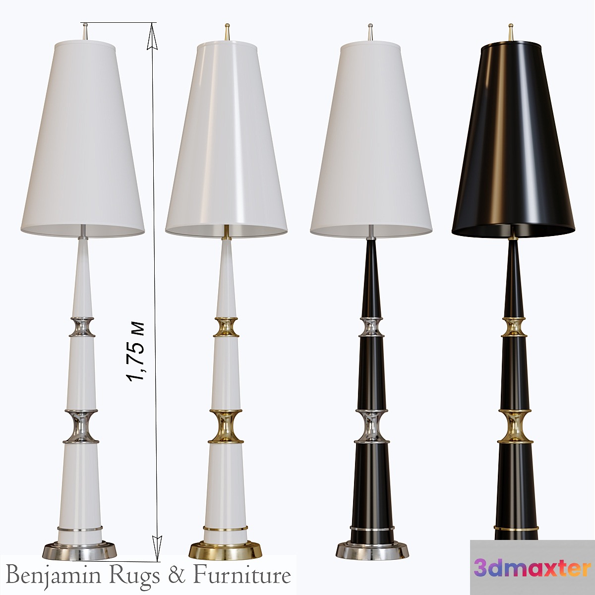 Robert Abbey Jonathan Adler Versailles Floor Lamp.