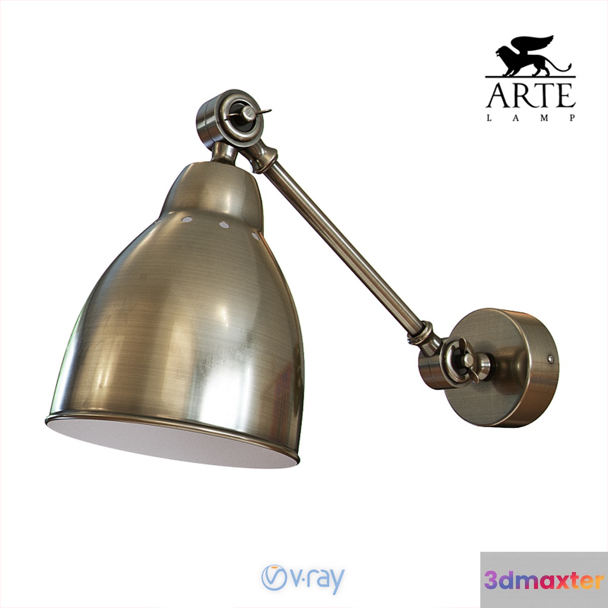 Spot Arte Lamp 43 A2054AP-1AB 3D Max