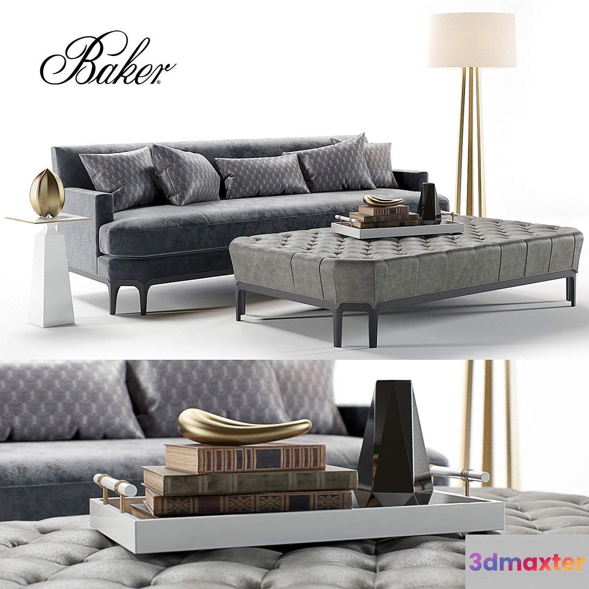 Baker Celestite Sofa - No.2