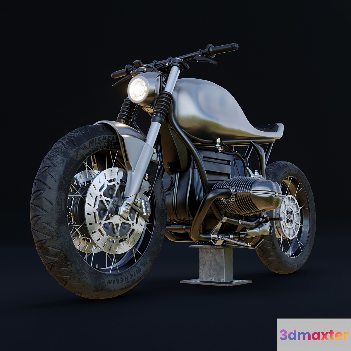 BMW R100R 3D Max