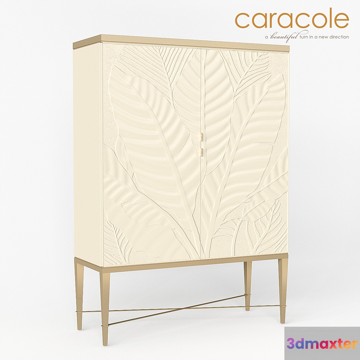Bar cabinet Palms Up! Caracole