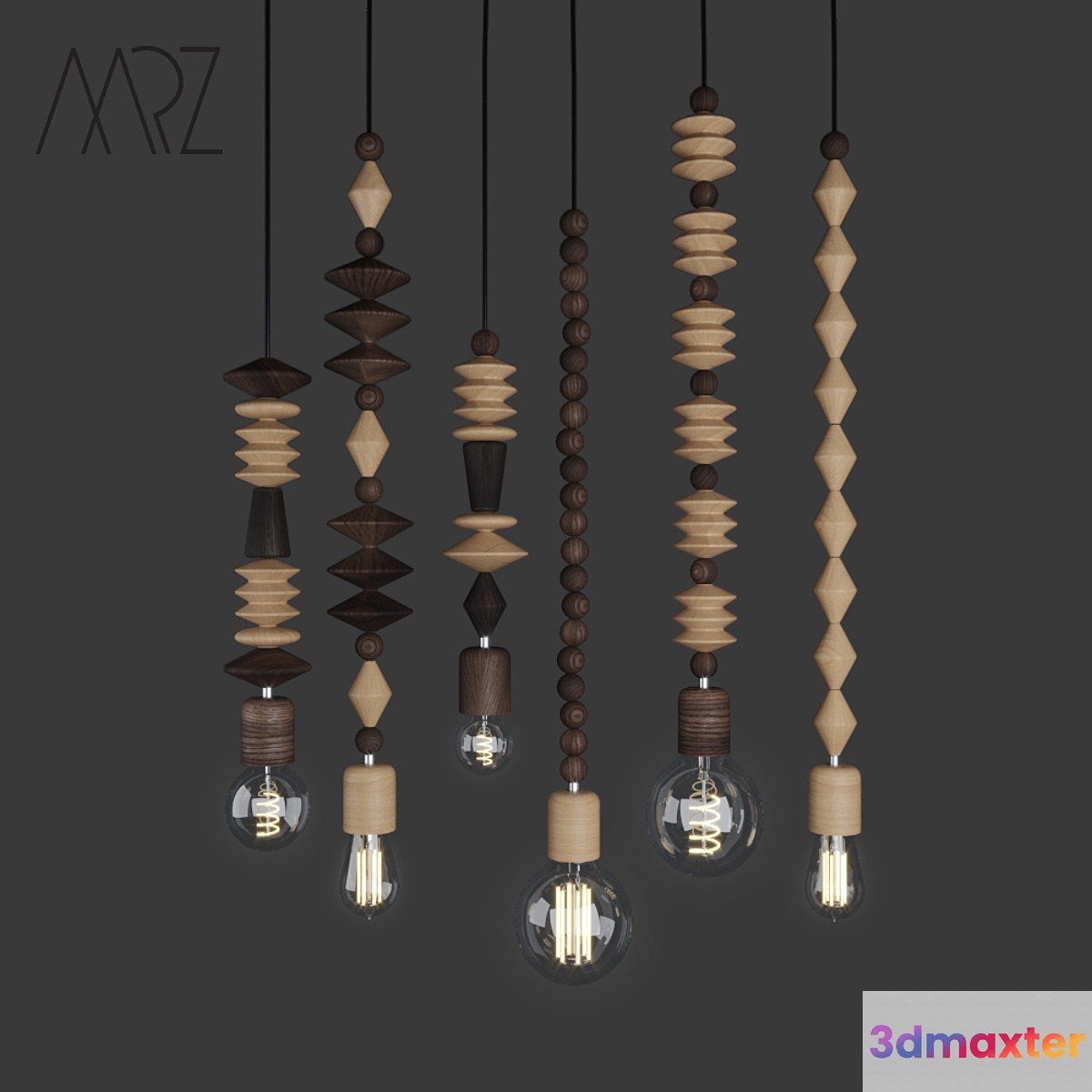 A set of lamps from Marz Dezigns 1 3D Max