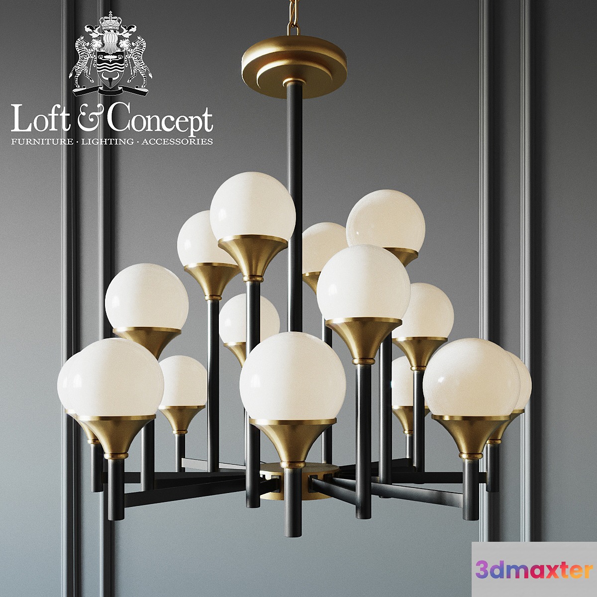 Ball valley chandelier 16