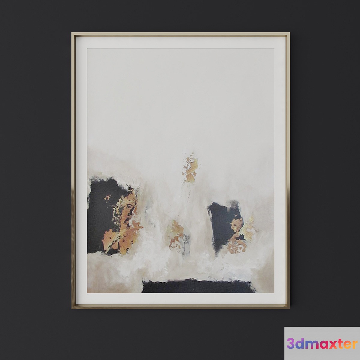 Set of contemporary art 30 3D Max