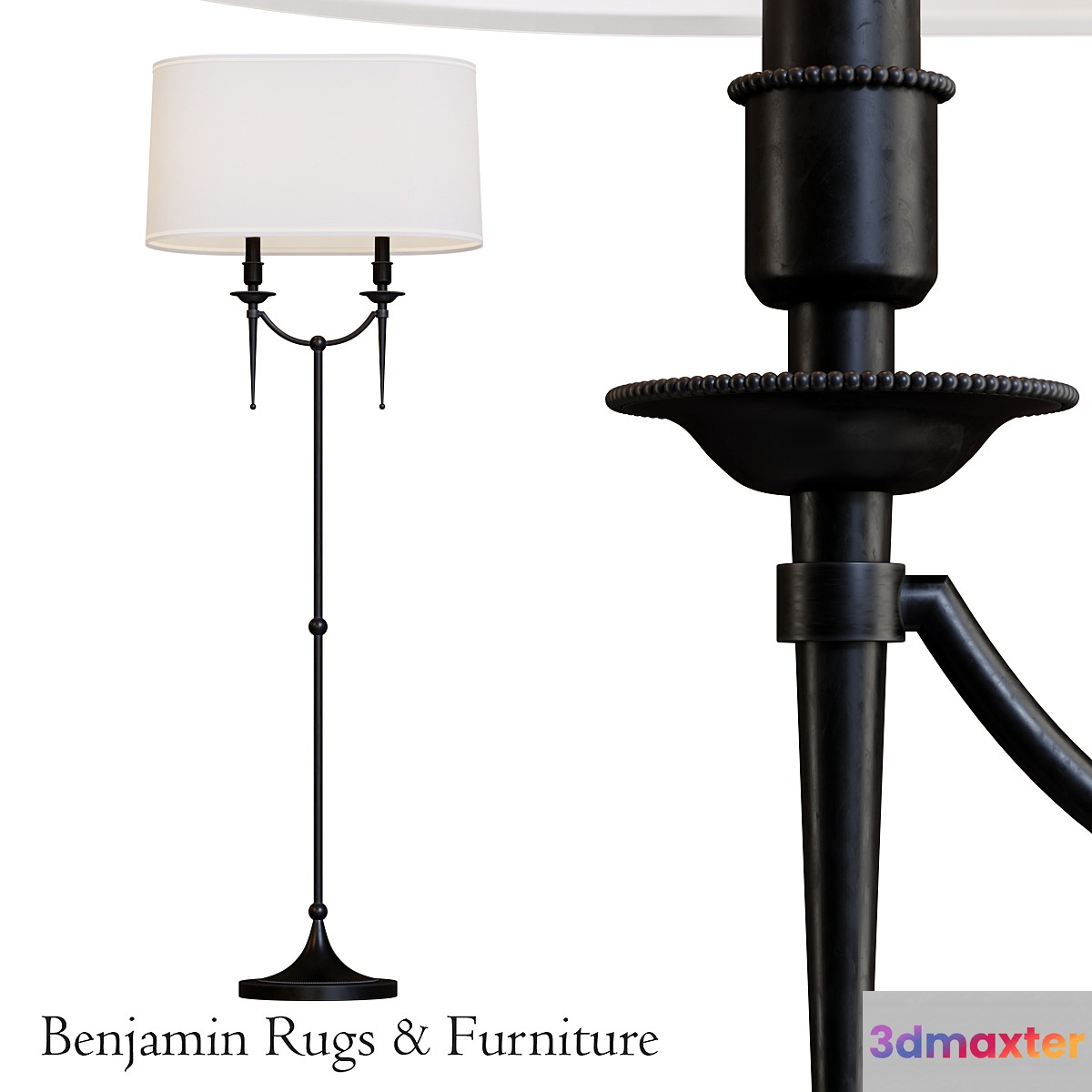 Robert Abbey Cedric Floor Lamp.1
