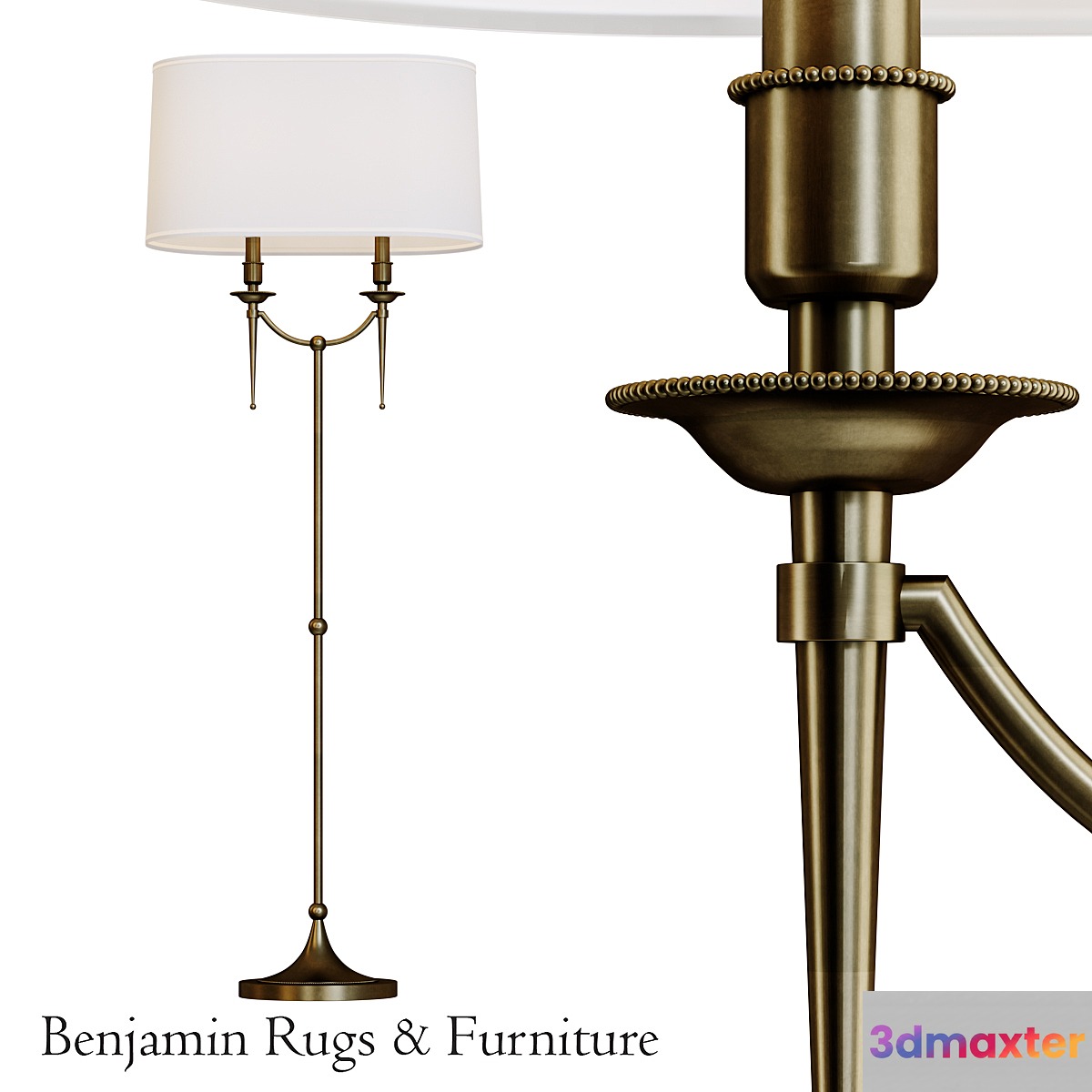 Robert Abbey Cedric Floor Lamp.3 3D Max