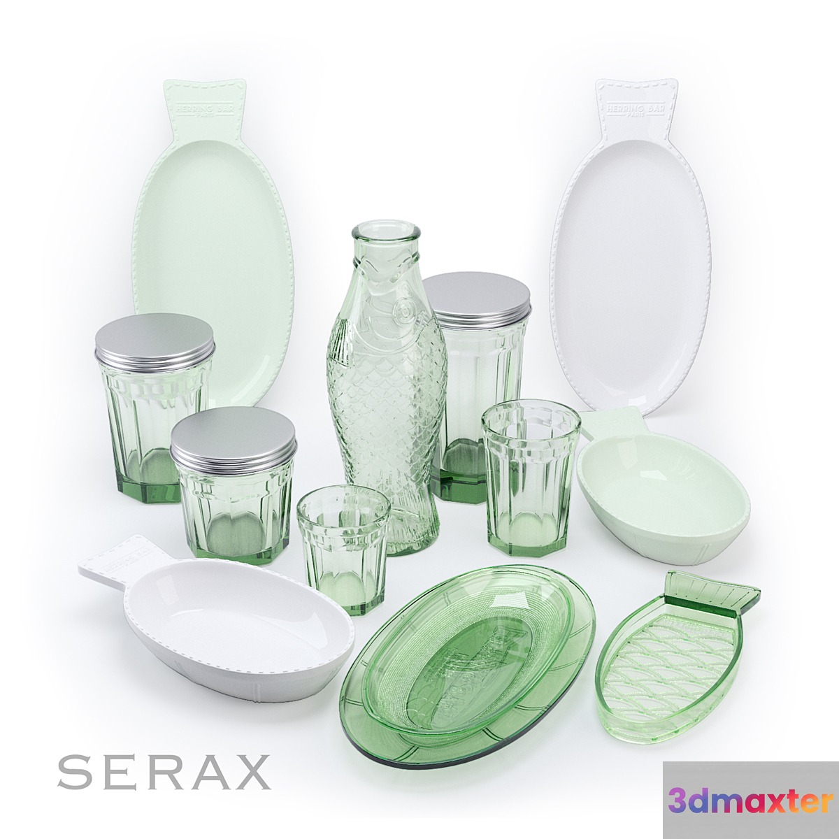 Set of dishes Fish & Fish