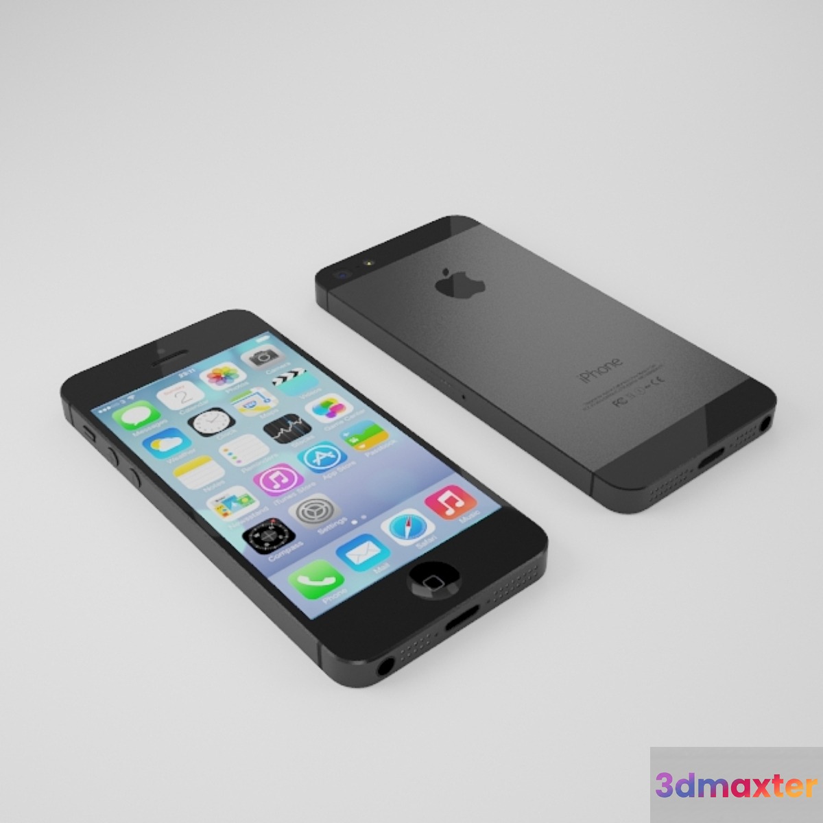 iphone 5 3D Max