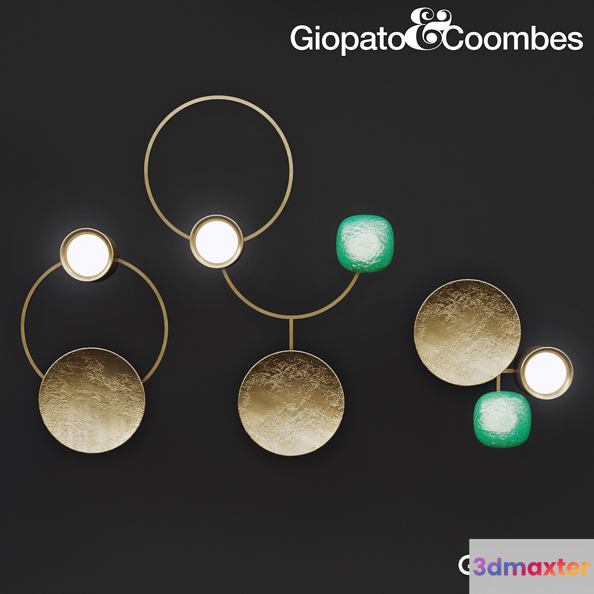 Giopato & Coombes Gioielli light collection 1 3D Max