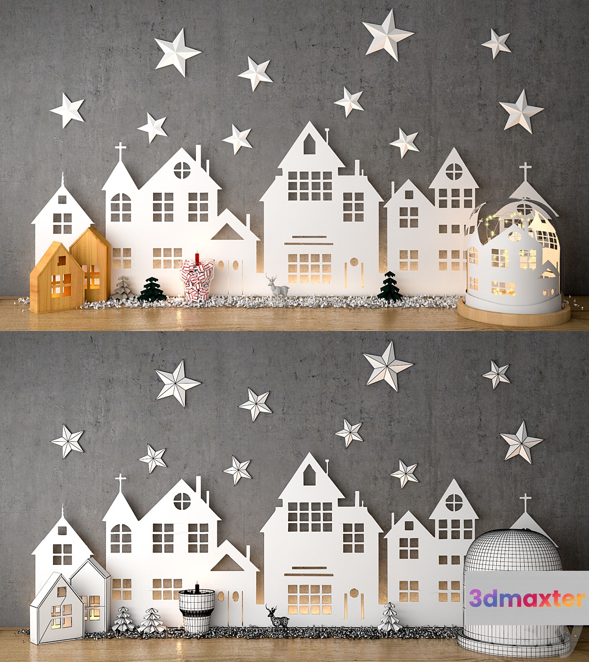 Decorative christams set 1 - No.3