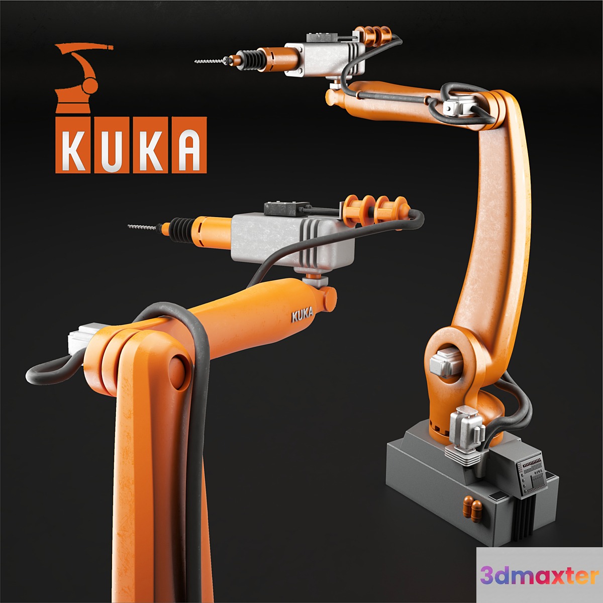 Robot kuka 3D Max