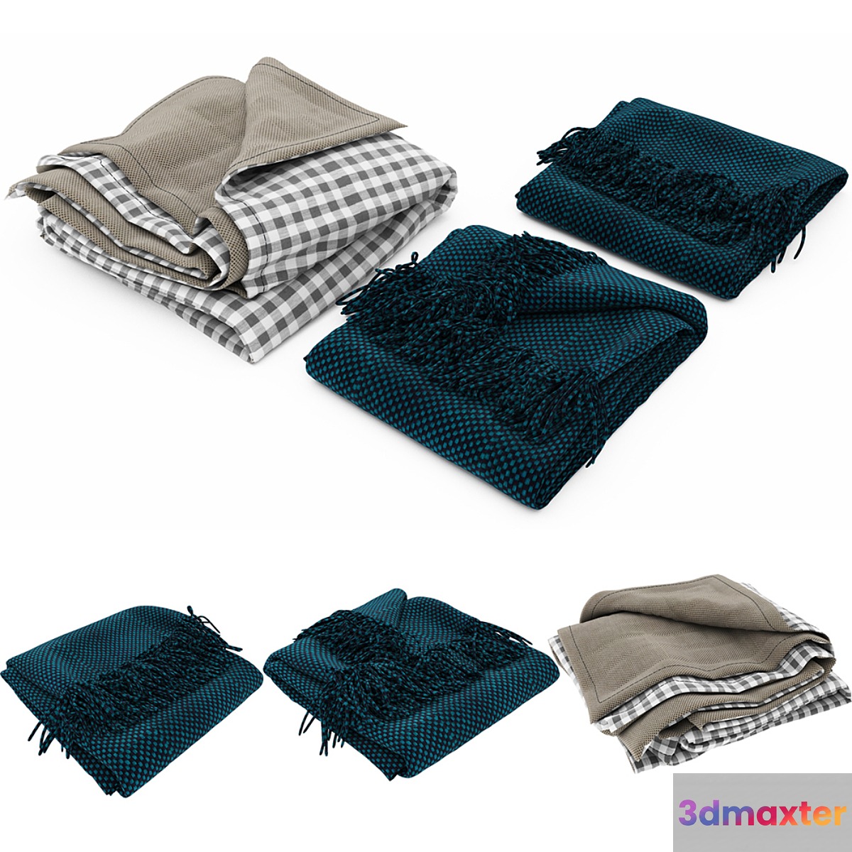 Blanket collection 04 3D Max