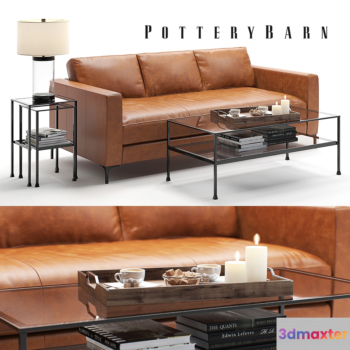 Pottery Barn Jake set 4 3D Max