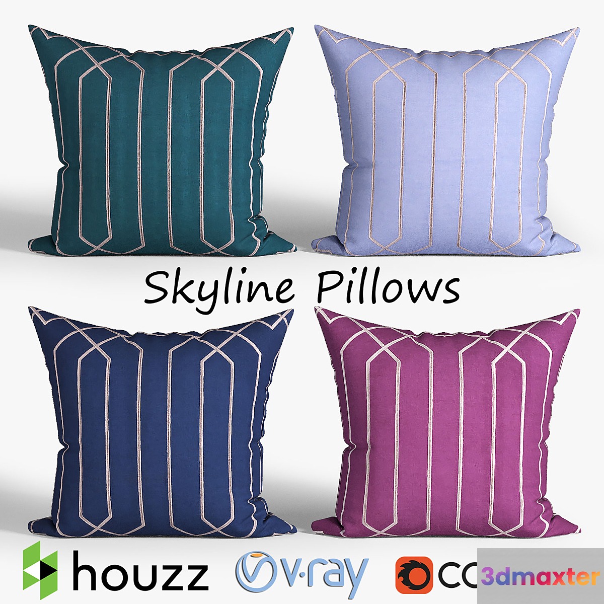 Decorative pillows Houzz set 083