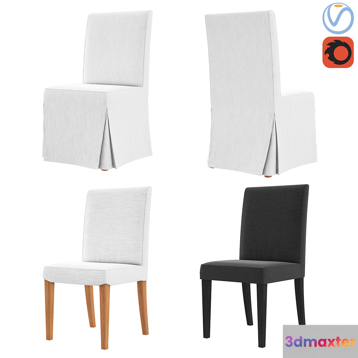 IKEA HENRIKSDAL 3D Max