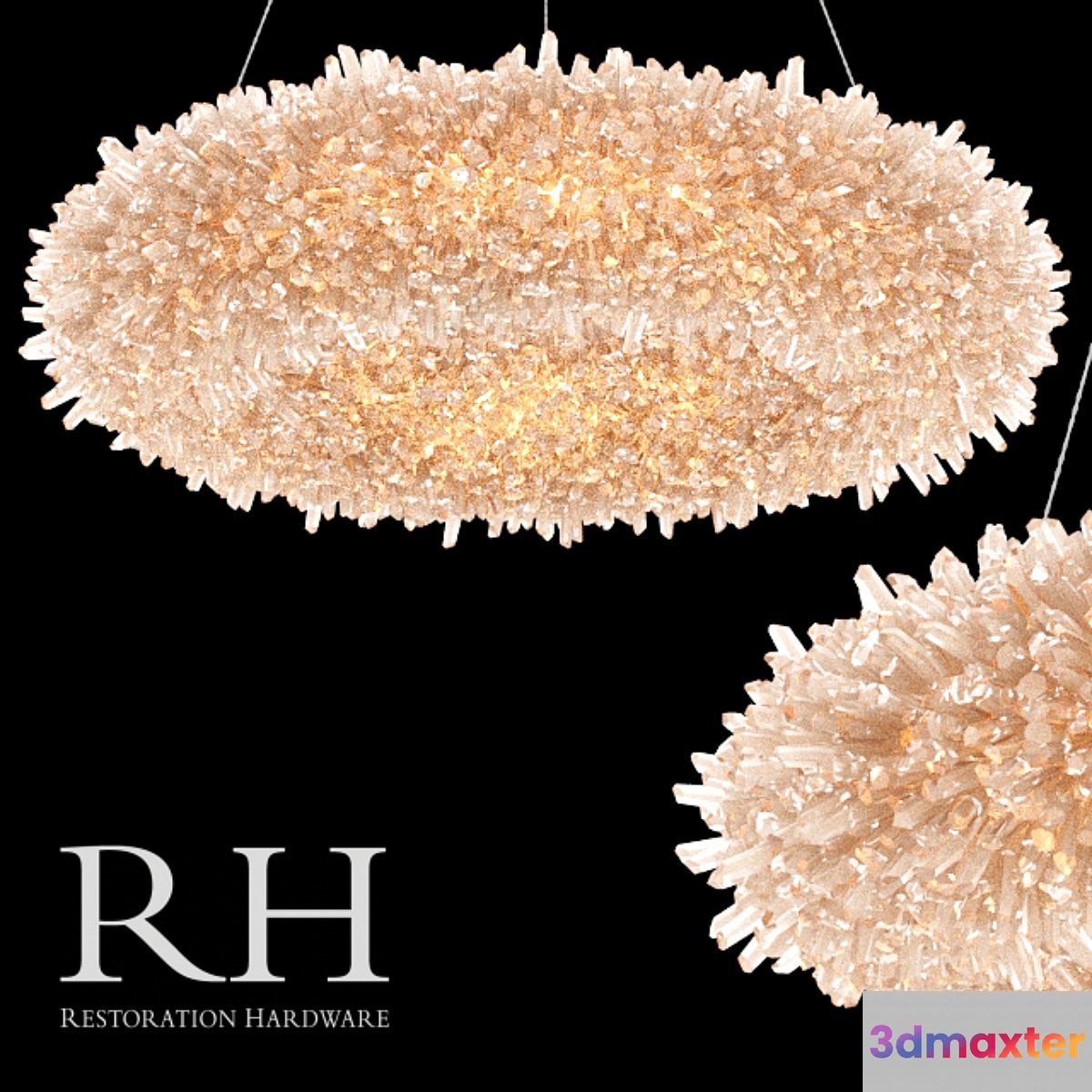 Chandelier Restoration Hardware Geode Quartz Crystal Chandelier 27 