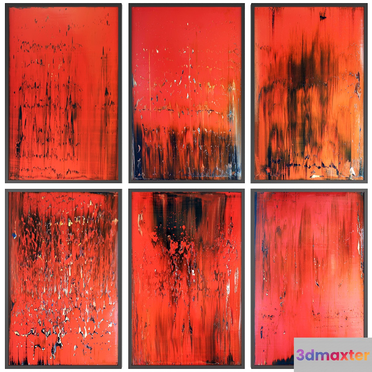 Paintings abstract | set 73 3D Max