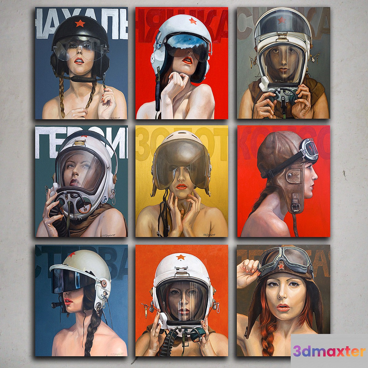 Paintings 157. Kathrin Longhurst 3D Max