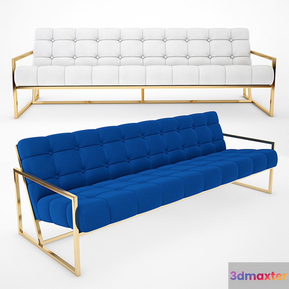 Goldfinger Apartment Sofa 3D Max
