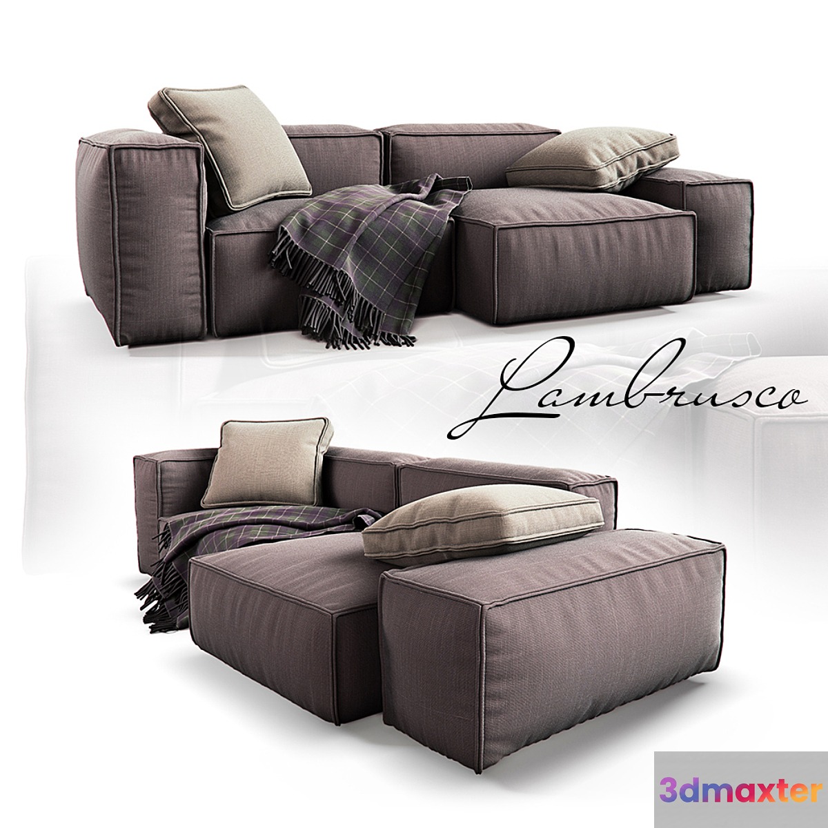 sofa Lambrusco 3D Max