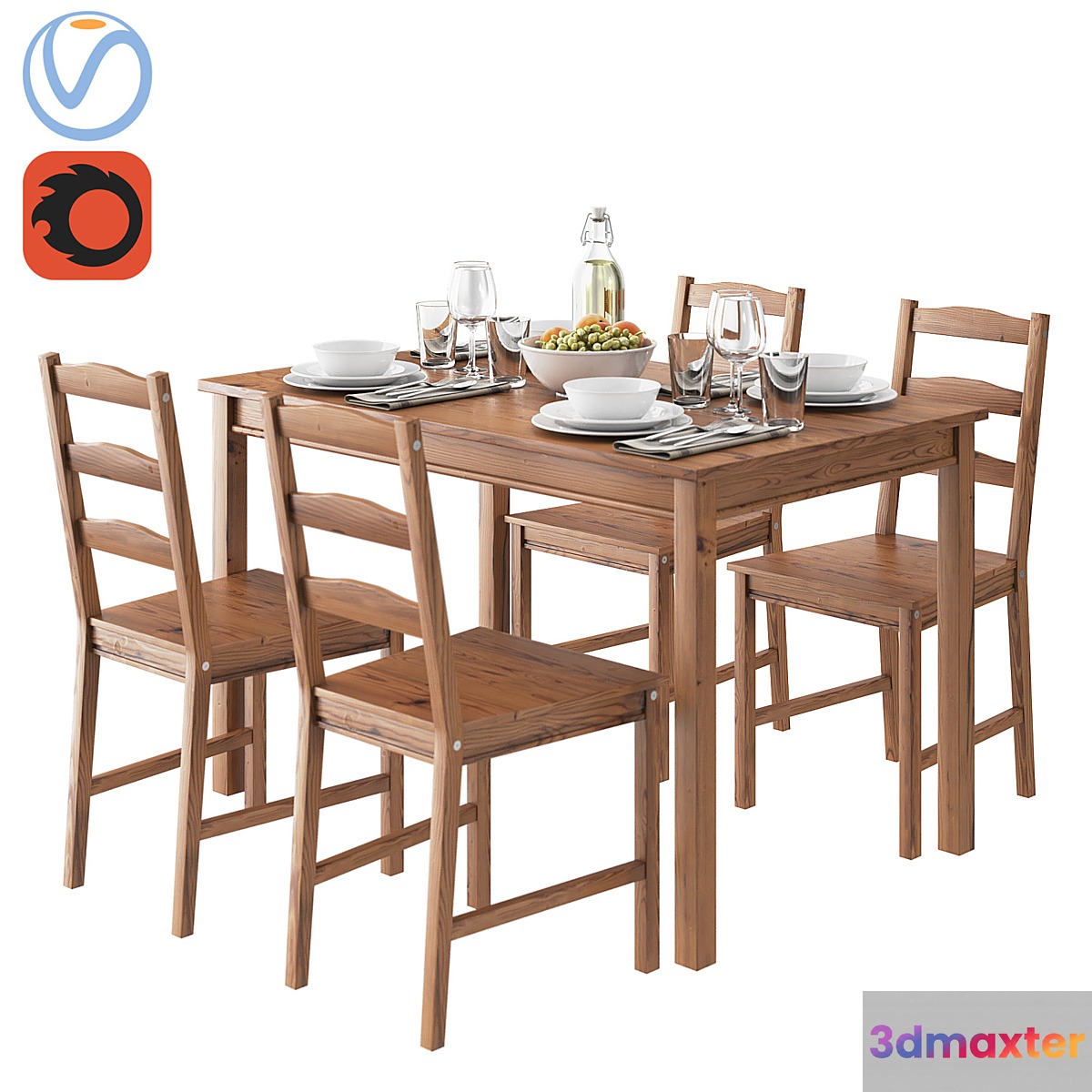 IKEA JOKKMOKK 3D Max