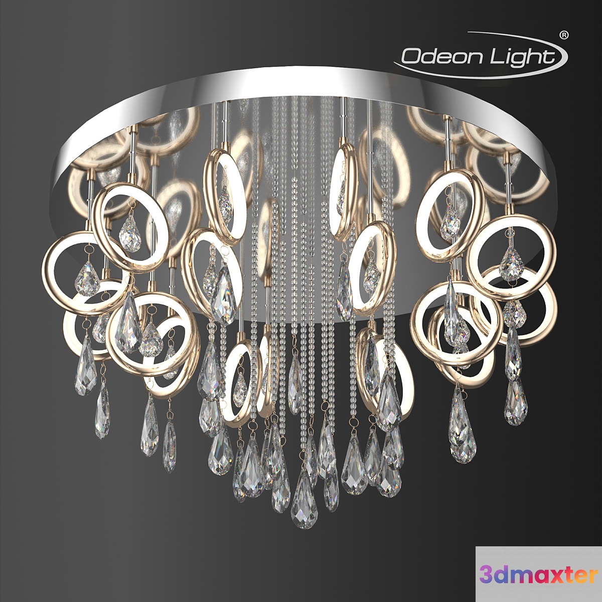 Chandelier for ceiling ODEON LIGHT 4034 _ 99CL ORIO 3D Max