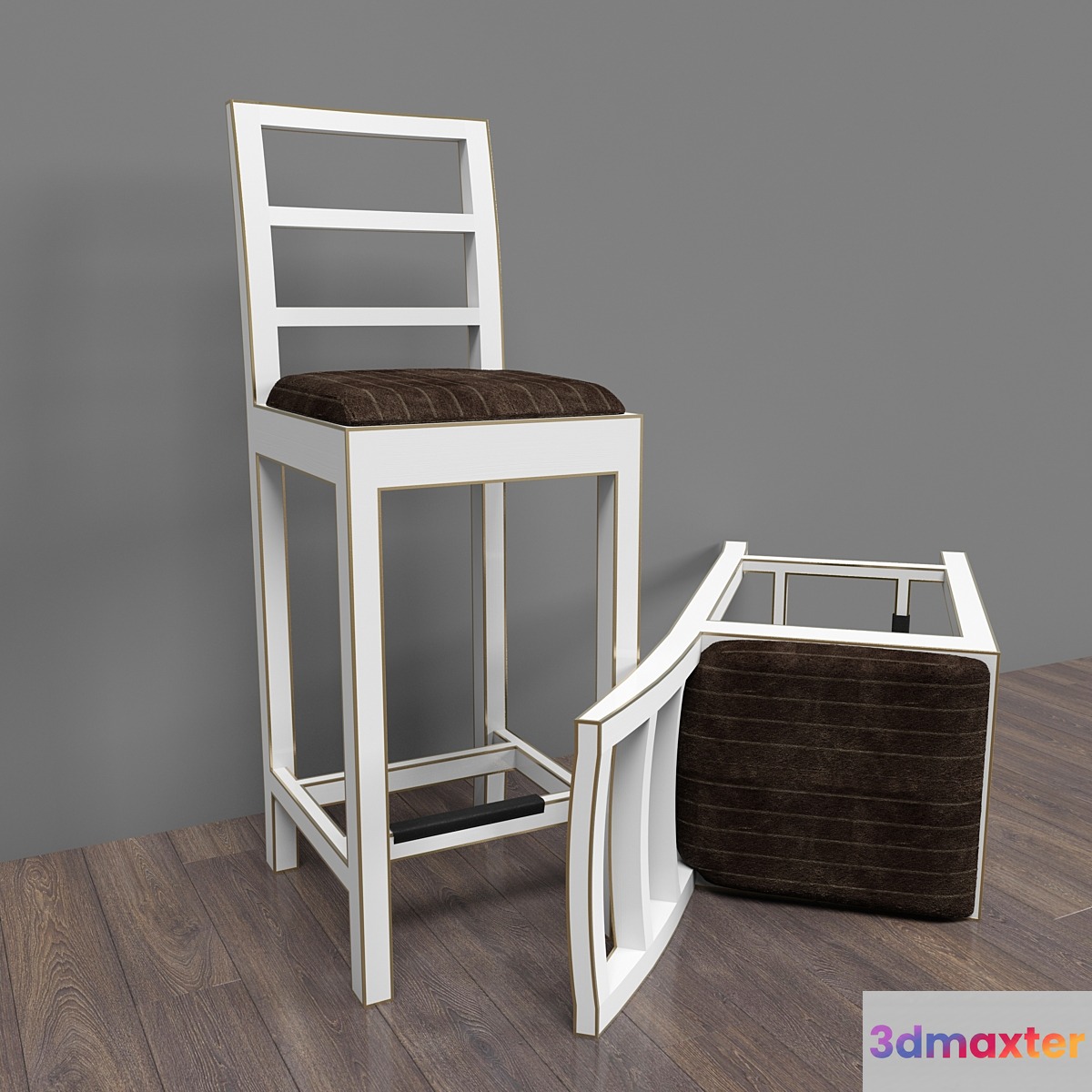 Stool Chair 3D Max