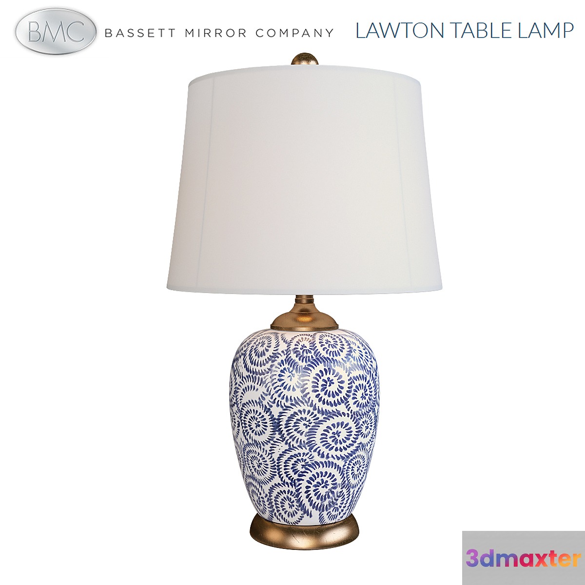 Bassett Mirror Lawton Table Lamp 3D Max