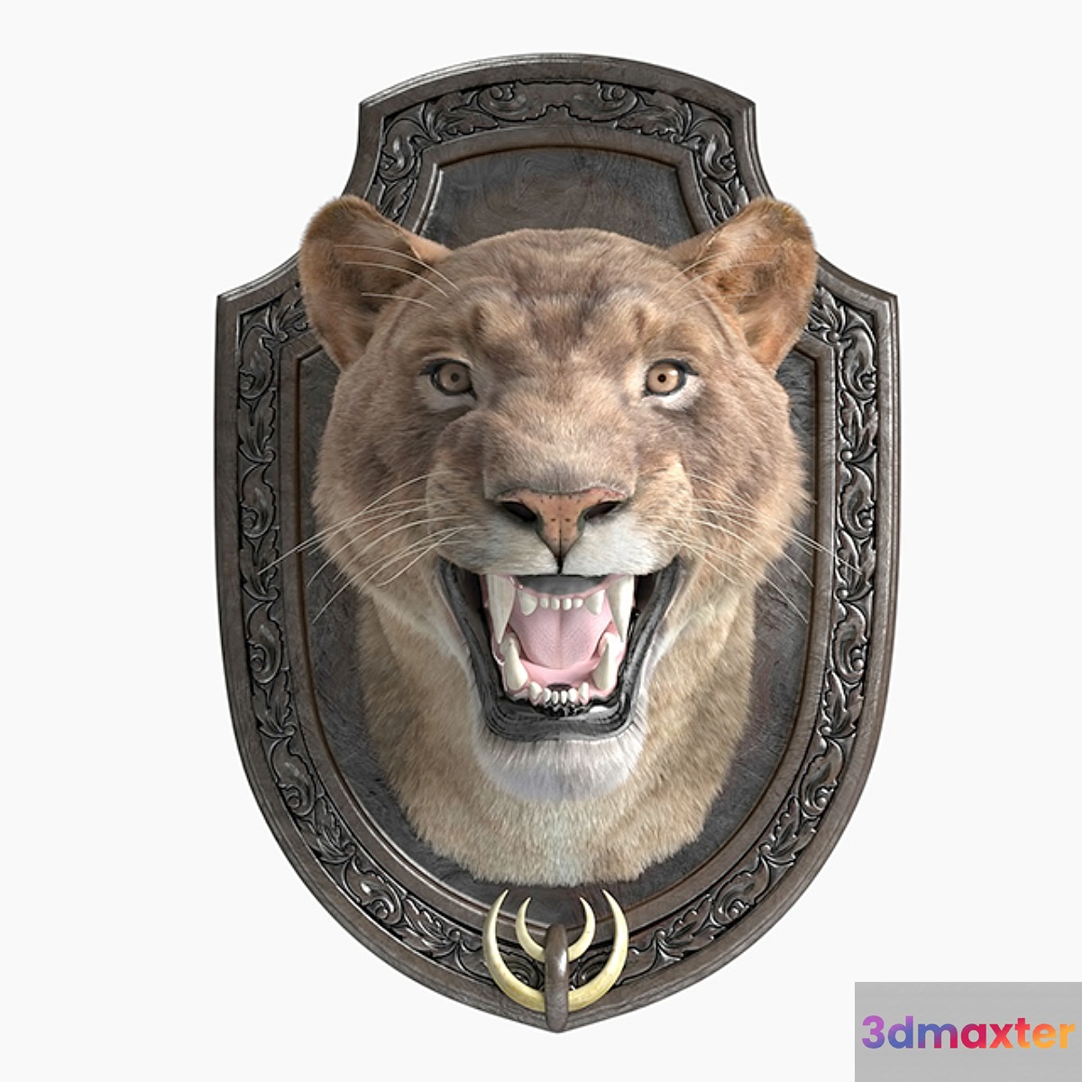 a lion 3D Max