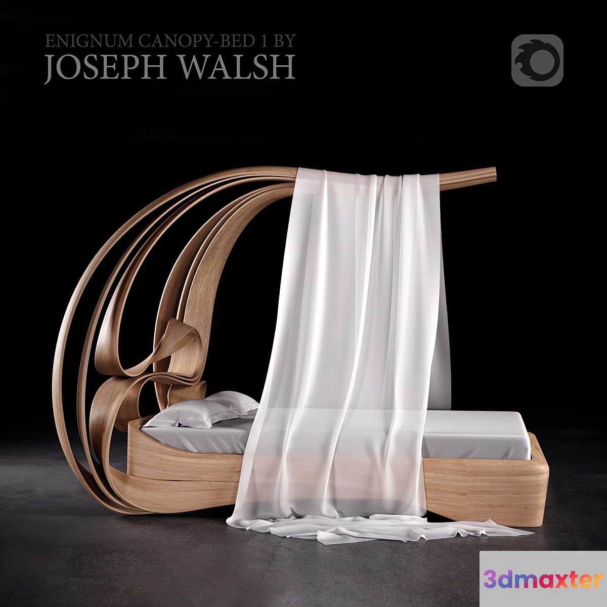 Enignum canopy-bed 1 by Joseph Walsh 3D Max