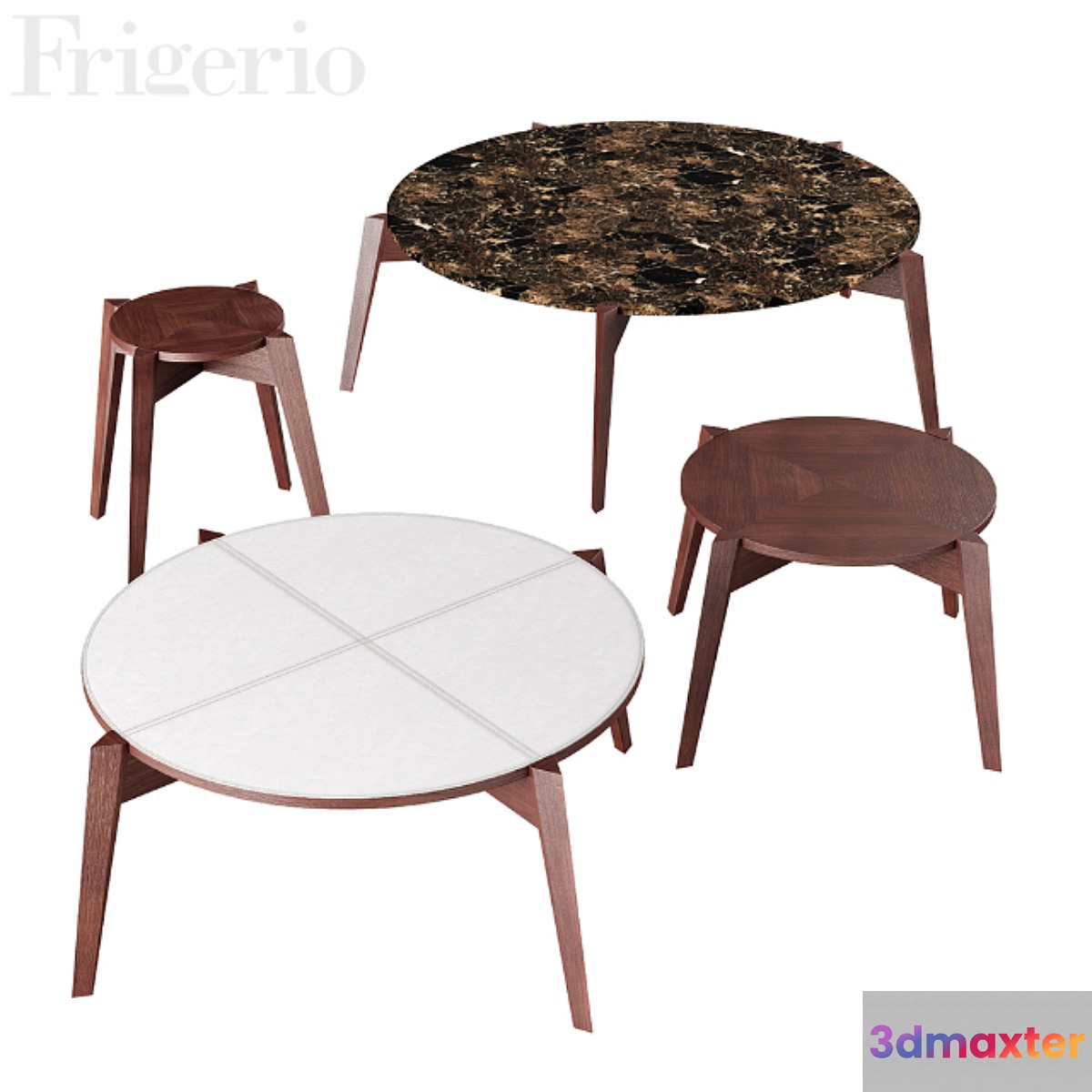 Frigerio salotti cross coffee table 3D Max