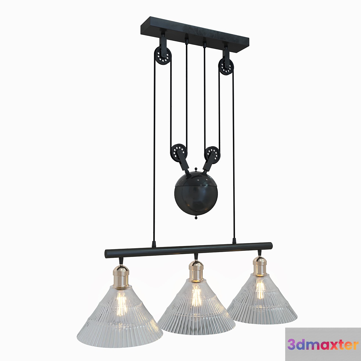 Suspended chandelier 
