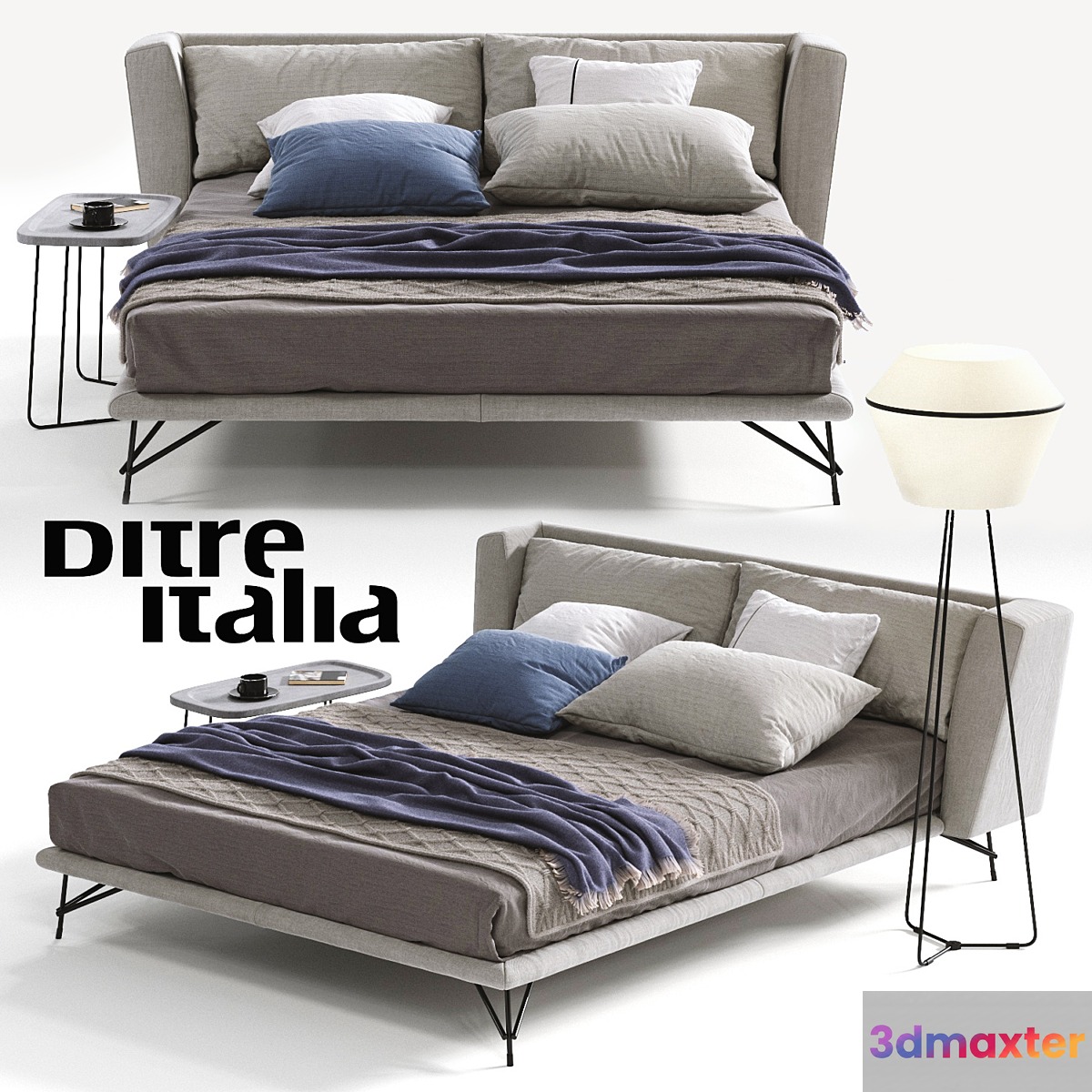 Ditre Italia LENNOX Bed 3D Max