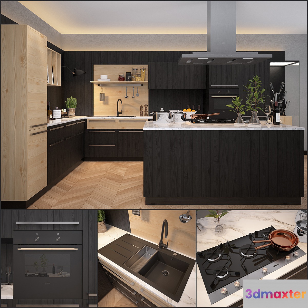 Kitchen Nolte - Neo Chalet 3D Max