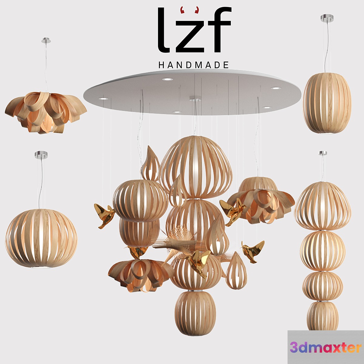 LZF Lamps _ Set of lamps 3D Max