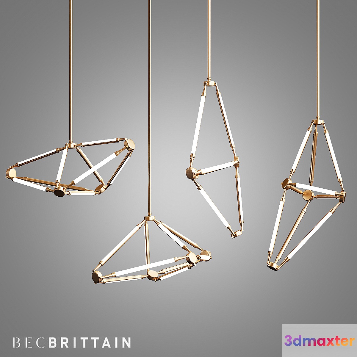 Sculptural Lighting By Bec Brittain 3D Max