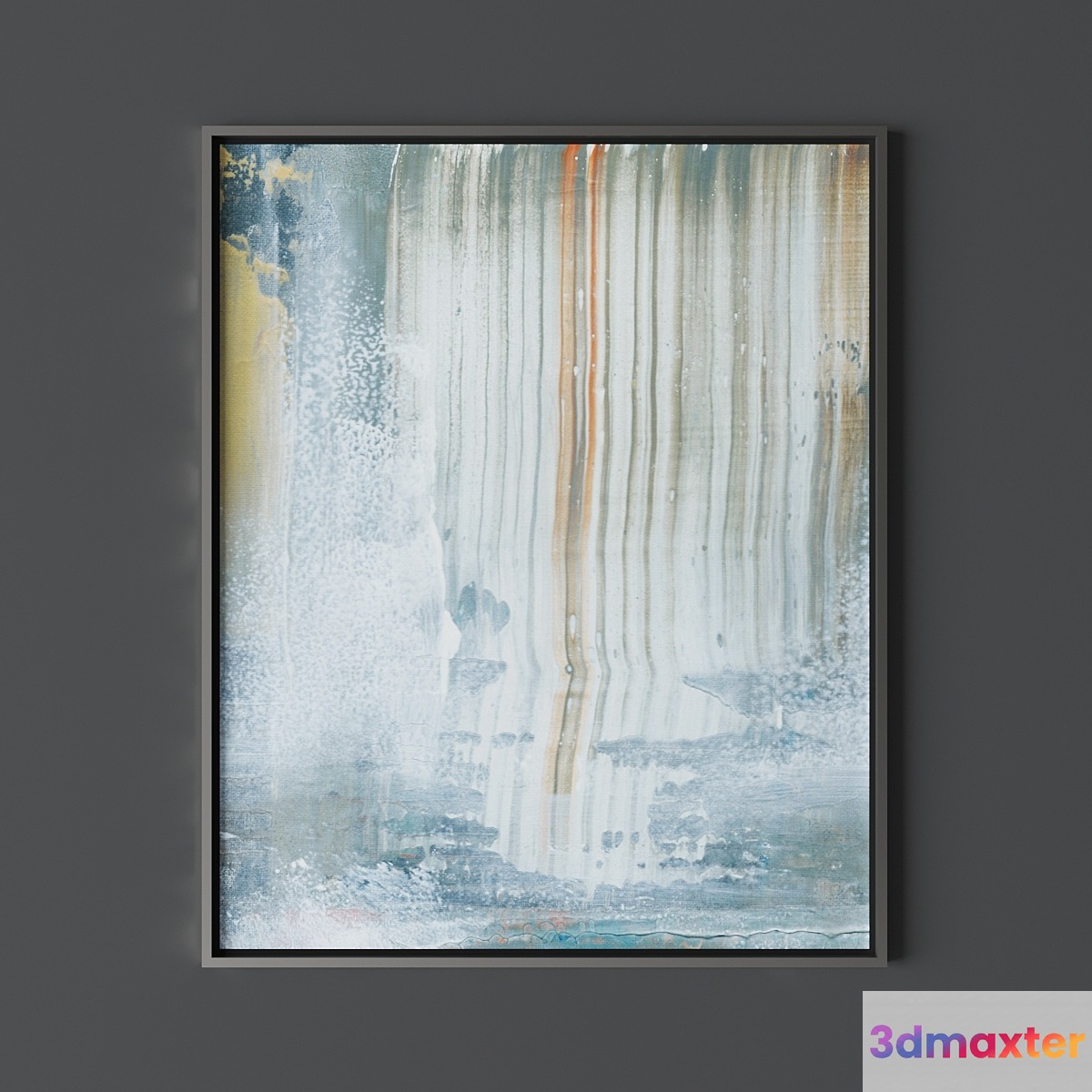 Set of abstract paintings 47 3D Max