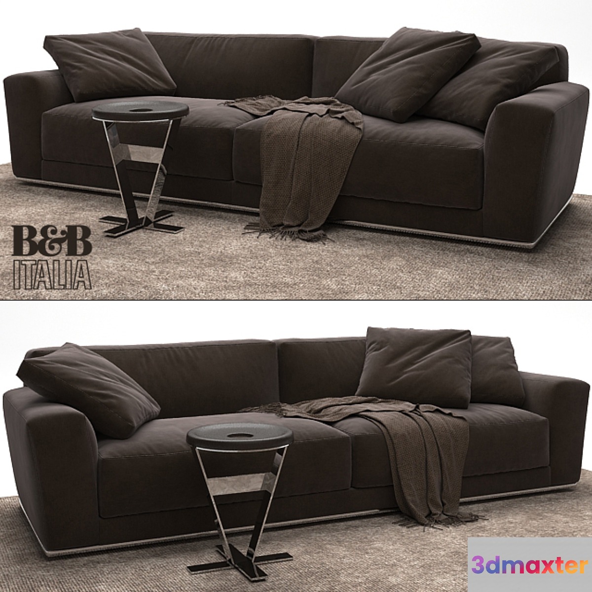 B & B Italia LUIS Sofa - No.2 3D Max
