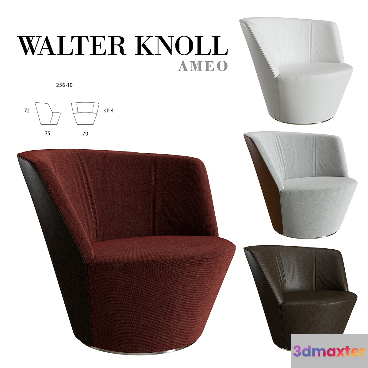 Armchair Walter Knoll Ameo - No.3