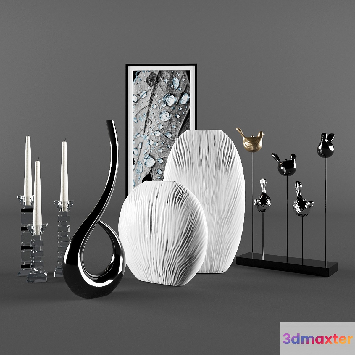 Vases decor set