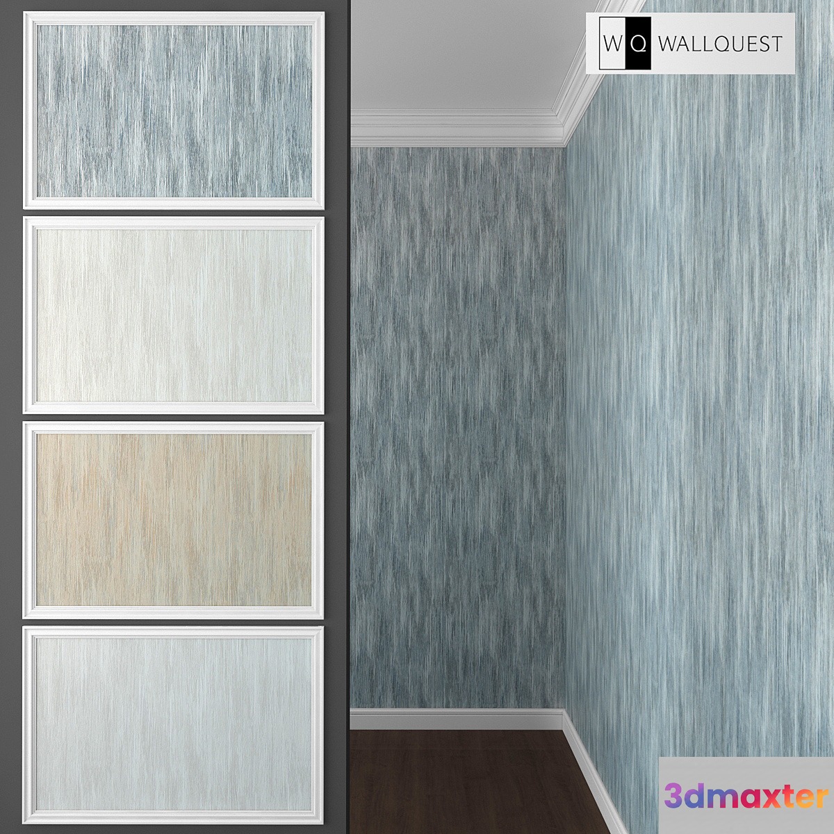 Wallquest Wallpaper Nova-3 3D Max