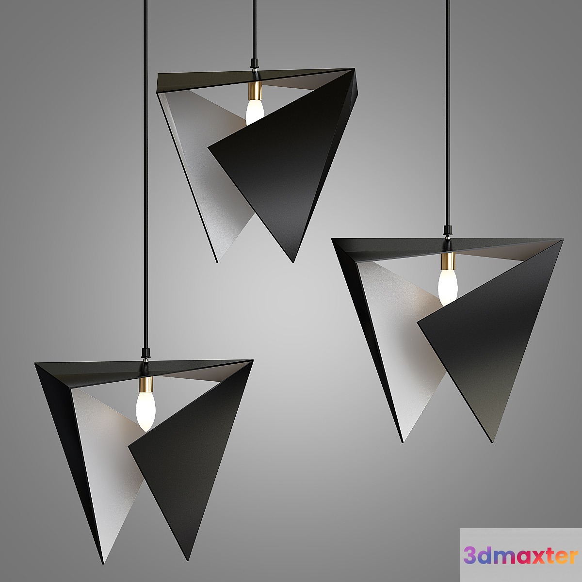 Origami light fixture - No.2