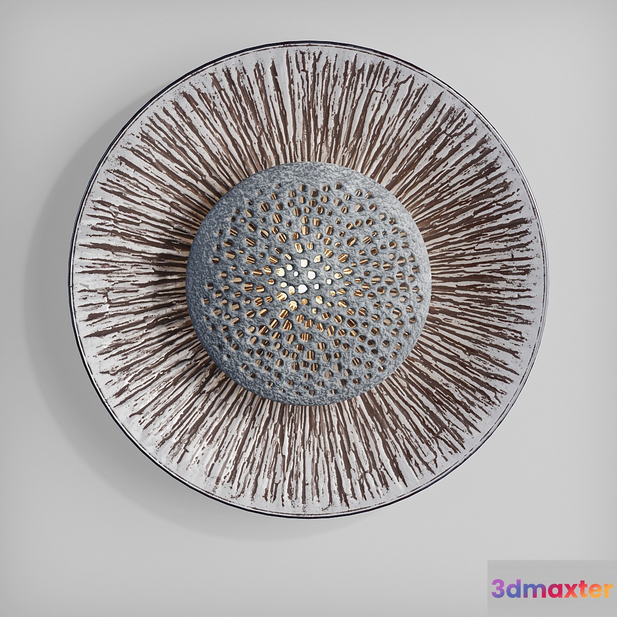 Danish ceramic wall sconce 3D Max