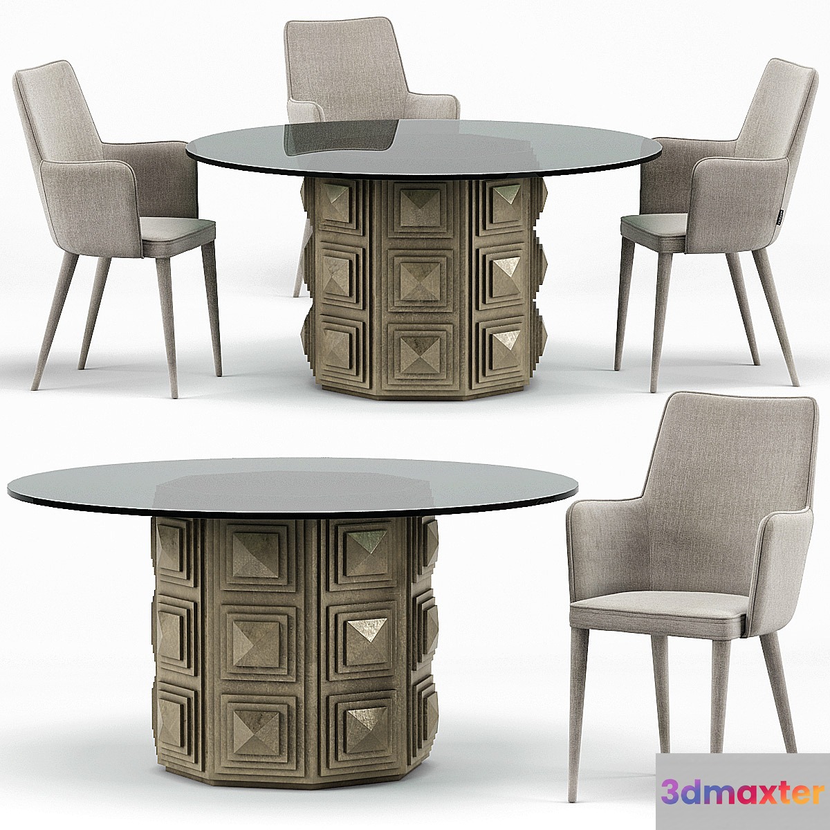 Holen Dining Chair Gwyneth Round Dining Table