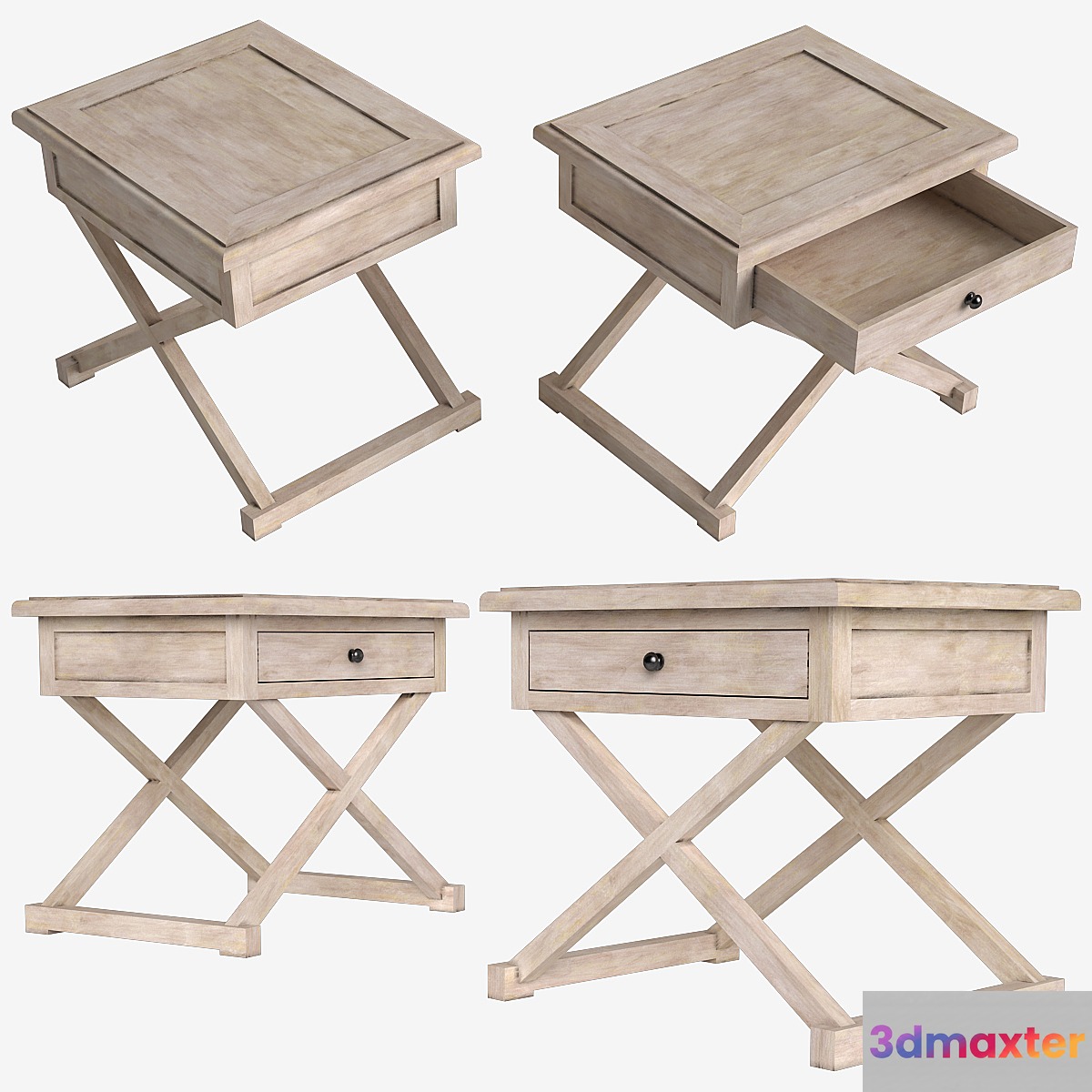 KILMORY BEDSIDE TABLE_Gramercy Home_701.002-DA 3D Max