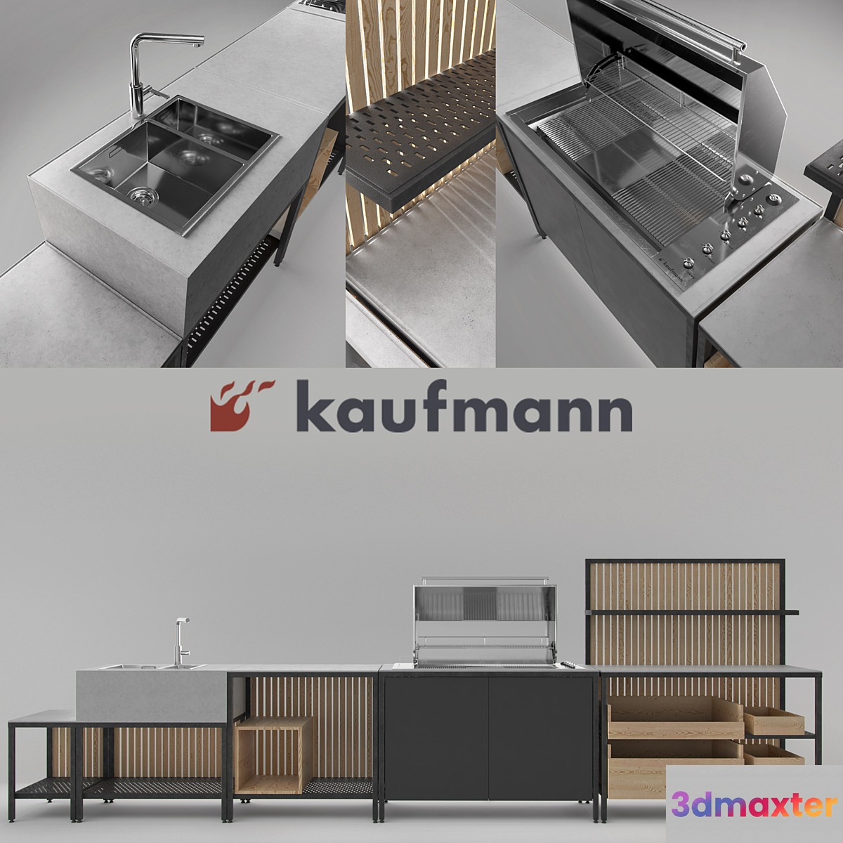 KAUFMANN GRILLKITCHEN 3D Max
