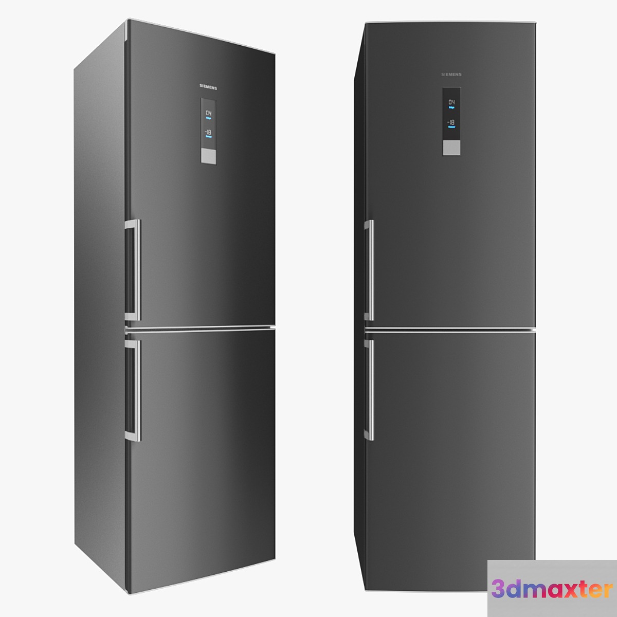 Siemens Refrigerator IQ700 KA92NLB35R 3D Max